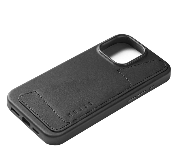MUJJO WalletLeather Case iPhone 16 Pro Max MagSafe black MUJJOCL056BK - 1296454 - zdjęcie 3